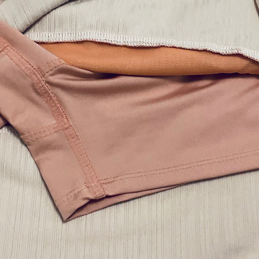 Lucky in love women's pink metallic tennis skirt skort tiered ruffle s - Picture 8 of 9